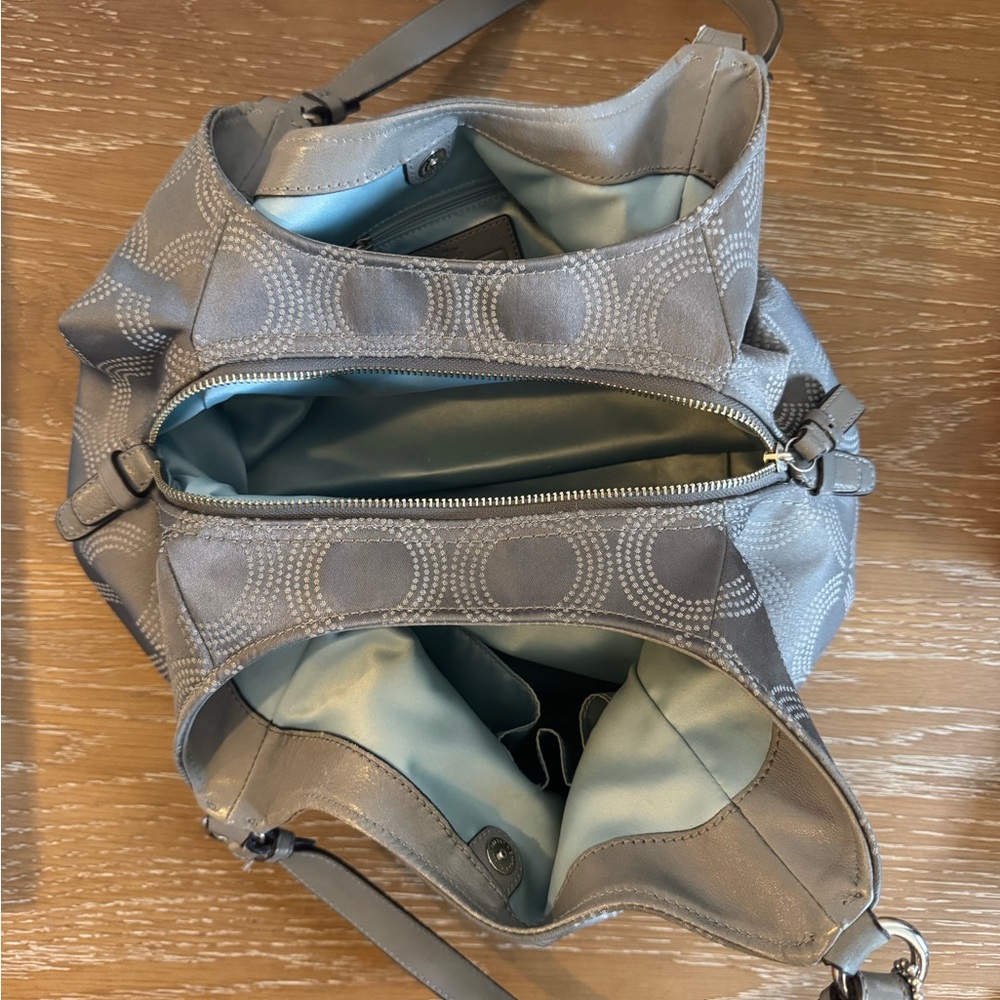 Coach Madison Dotted Op Art Maggie Shoulder Bag - Picture 7 of 10